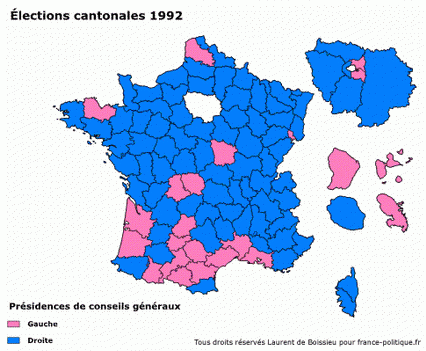 élections cantonales 1992